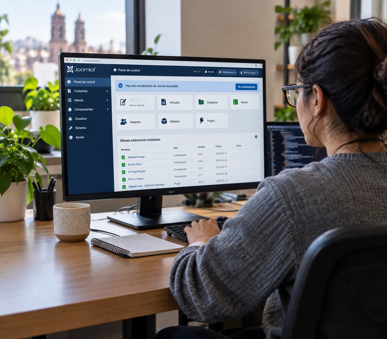 Soporte técnico de un sitio Joomla en Puebla