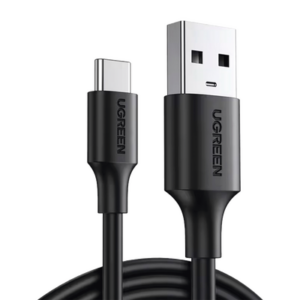 Cable USB-A a USB-C | 2 Metros | Carga y Sincronización de Datos | Carga Rápida 60W | Datos 5 Gbps | QC 3.0/2.0 | FPC | AFC | Protección Integrada | Duradero y Flexible| Caja ABS | Cubierta de TPE | Color Negro | 2 años de Gara