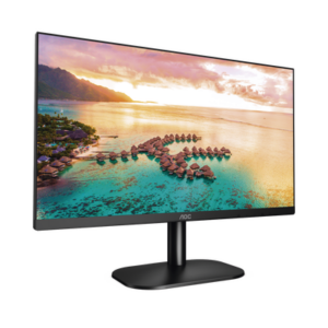 Monitor LED de 23.8″ VESA, Resolución 1920 x 1080 Pixeles, Entradas de Video VGA/HDMI. Panel IPS LCD Backlight LED. Ultra Delgado