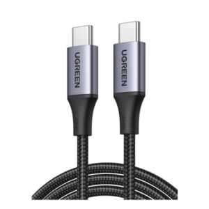Cable USB-C a USB-C | 2 Metros | Potencia de Carga 240W | 48V/5A | PD3.1 /3.0 | 480 Mbps | Chip E-Market | Carcasa de Aluminio | Nylon Trenzado | 2 años de Garantía