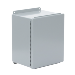 Gabinete de Bisagra Continua NEMA 12; IP66 de Uso en Intemperie, 305 x 254 x 203 mm, De Acero, Color Gris