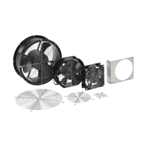 Ventilador Axial Compacto, de 4 Pulgadas, 100 CFM, 115 Vca, De Acero, Color Negro