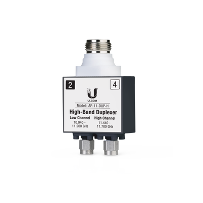 AF11DUPH p Duplexer para AF-11, banda licenciada de 11 GHz de banda alta (10.940-11.200 GHz y 11.440-11.700 GHz) Duplexer para AF-11, banda licenciada de 11 GHz de banda alta (10.940-11.200 GHz y 11.440-11.700 GHz)