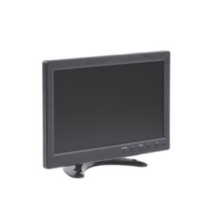 Monitor 10.1″ TFT-LCD ideal para colocar en vehículos o DVR/NVR. Entradas de video HDMI, VGA y RCA (CVBS)