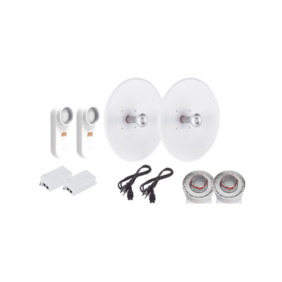 C5XTP27 p Enlace completo de 2 radios C5X con antenas UD-TP-27 (27 dBi), rango de frecuencia extendida (5.1 a 6.4 GHz), incluye inyector POE y cable de alimentación y adaptador para la antena Enlace completo de 2 radios C5X con antenas UD-TP-27 (27 dBi), rango de frecuencia extendida (5.1 a 6.4 GHz), incluye inyector POE y cable de alimentación y adaptador para la antena
