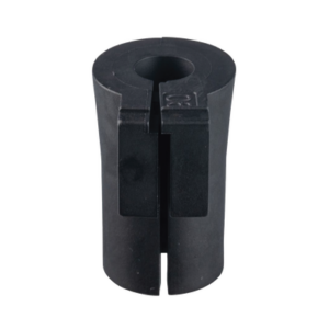 Pasacable Grommet de Entrada de Cable Terminado, Sencillo y Pequeño, 0.24″-0.28″, Color Negro. Paquete de 12 Piezas