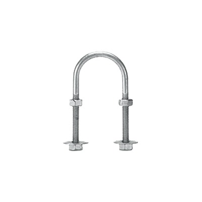 CHABRU12 Abrazadera tipo U de 1/2", con acabado Electro Zinc, no incluye tuercas y arandelas Abrazadera tipo U de 1/2", con acabado Electro Zinc, no incluye tuercas y arandelas