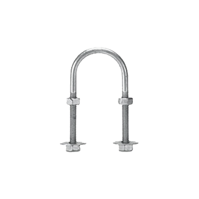 CHABRU51 p Abrazadera tipo U de 2 ", con acabado Electro Zinc, no incluye tuercas y arandelas Abrazadera tipo U de 2 ", con acabado Electro Zinc, no incluye tuercas y arandelas
