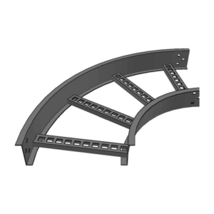 Curva Horizontal de Aluminio de 90° Perfil Z / Peralte 3 1/4″ / Ancho 6″ / Radio 8″ / Incluye Tornillería