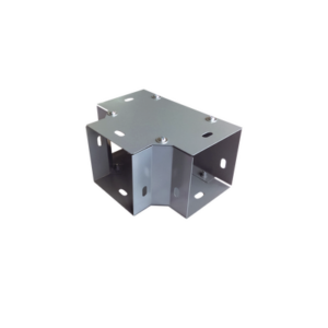 Derivación «T» horizontal 100 x 100 mm (3.94 x 3.94 pulg.), fabricado en lámina de acero al carbón