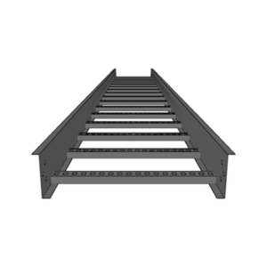 Escalera de Aluminio Portacables / Perfil Z / Peralte 3 1/4″ /Paso 9″ / Ancho 12″ / 3.66 metros / Capacidad Máx. 274 Cables / Incluye Cople Union y Tornillería