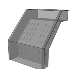 Tapa vertical exterior para fondo perforado de 6″ Perfil Z