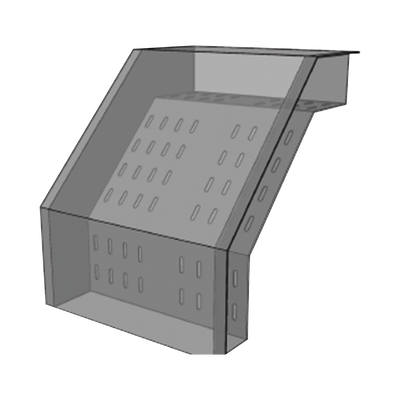 CHTCVEFPZ6A p Tapa vertical exterior para fondo perforado de 6" Perfil Z Tapa vertical exterior para fondo perforado de 6" Perfil Z