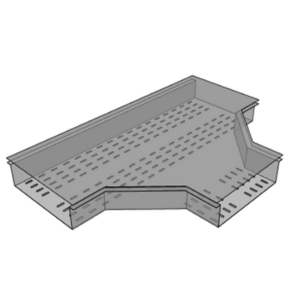 Tapa «T» horizontal para fondo solido perforado de 6″ Perfil Z