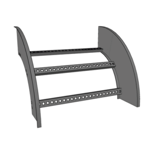 Curva Vertical Exterior de Aluminio de 90° Perfil Z / Peralte 3 1/4″ / Ancho 12″ / Radio 8″ / Incluye Tornillería