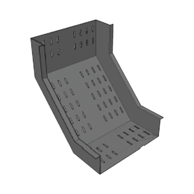 CHVIFPZ6X4AK p Curva Vertical Interior para fondo sólido perforado de 4 x 6" Perfil Z Curva Vertical Interior para fondo sólido perforado de 4 x 6" Perfil Z