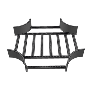 Derivación «X» Horizontal de Aluminio Perfil Z / Peralte 3 1/4″ / Ancho 12″/ Radio 8″ / Incluye Tornillería