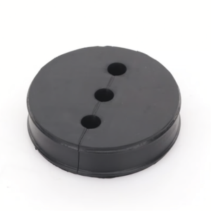 Inserto o Bota de Caucho de 4″ Con Tres Orificios para Cable de 3/8 in