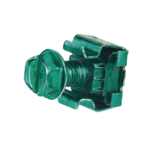 KIT 4 Tuercas Enjauladas No. 12-24, 4 Tornillos Rosca 1/2″ Verde.