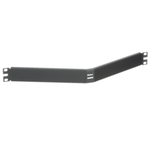 Tapa Ciega Para Rack Estándar de 19in, Angulado, de Acero, 1UR, Color Negro