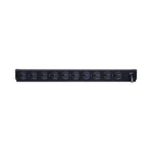 PDU Básico Para Distribución de Energía, Con 10 Tomas NEMA 5-15R Traseras, 1UR, 15 Amp, 120 Vca