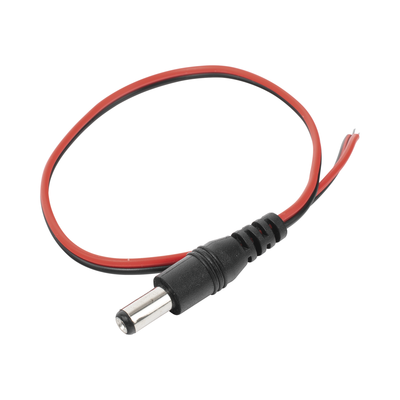 DCCORD p Cable con CONECTOR MACHO (Pigtail) / Alimentación para Vcc con Puntas Libres / POLARIZADO / Largo 22cm / CALIBRE 22AWG. Cable con CONECTOR MACHO (Pigtail) / Alimentación para Vcc con Puntas Libres / POLARIZADO / Largo 22cm / CALIBRE 22AWG.