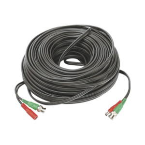 Cable coaxial ( BNC RG59 ) + Alimentación / SIAMÉS / 50 Metros / 100 % COBRE / Para Cámaras 4K / Uso interior y exterior