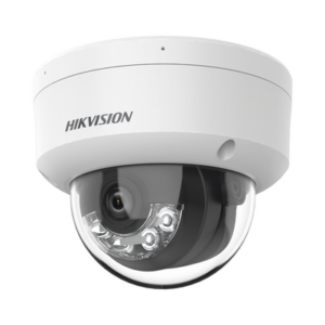 Domo IP 8 Megapixel (4K) / Lente 2.8 mm / Dual Light (30 mts IR + 20 mts Luz Blanca) / Micrófono Integrado / IK08 / ACUSENSE Lite / Exterior IP67 / H.265 / PoE / ONVIF