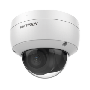Domo IP 4 Megapixel / Lente 2.8 mm / 30 mts IR EXIR / Exterior IP67 / WDR 120 dB / PoE / ACUSENSE (Evita Falsas Alarmas) / Micrófono Integrado / Ultra Baja Iluminación / Metal / MicroSD / ONVIF / ACUSEARCH
