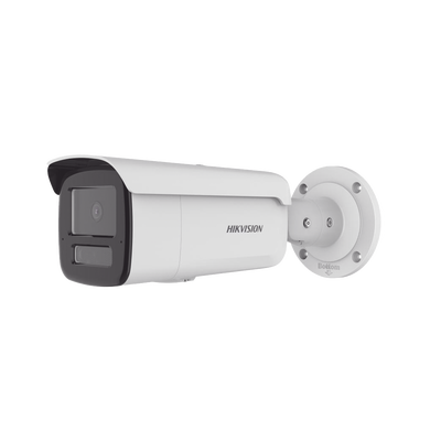 DS2CD2T23G24LI2U p Bala IP 2 Megapixel / Lente 4 mm / Dual Light (80 mts IR EXIR + 8o mts Luz Blanca) /Exterior IP67 / IK10 / WDR 120 dB / PoE / ACUSENSE (Evita Falsas Alarmas) / Micro SD / ONVIF / ACUSEARCH Bala IP 2 Megapixel / Lente 4 mm / Dual Light (80 mts IR EXIR + 8o mts Luz Blanca) /Exterior IP67 / IK10 / WDR 120 dB / PoE / ACUSENSE (Evita Falsas Alarmas) / Micro SD / ONVIF / ACUSEARCH