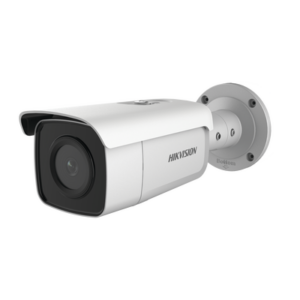 Bala IP 8 Megapixel / Filtro de Falsas Alarmas / Lente 2.8 mm / 60 mts IR EXIR / Exterior IP67 / Sirena y Luz Integrado / Micrófono Integrado / Entrada y Salida de Audio y Alarmas / MicroSD / ACUSEARCH