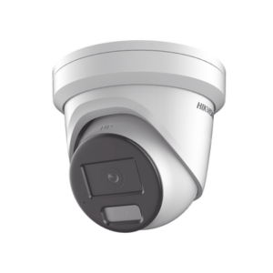Turret IP 8 Megapixel (4K) / Lente 2.8 mm / Dual Light (40 mts IR + 40 mts Luz Blanca) / DARKFIGHTER S / Exterior IP67 / Microfono Integrado / WDR 130 dB / AcuSense / Captura Facial / HEOP