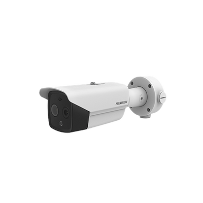 DS2TD261710 QA p Bala IP Dual / Térmica 9.7 mm (160 x 120) / Óptico 8 mm (4 Megapixel) / Detección de Personas 285 Mts / 40 mts IR / Exterior IP67 / PoE / Termométrica / Detección de Temperatura (Fuego) / Sirena y Luz / Micro SD 32 GB In Bala IP Dual / Térmica 9.7 mm (160 x 120) / Óptico 8 mm (4 Megapixel) / Detección de Personas 285 Mts / 40 mts IR / Exterior IP67 / PoE / Termométrica / Detección de Temperatura (Fuego) / Sirena y Luz / Micro SD 32 GB In