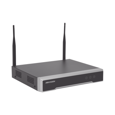 DS7104NIK1 W MC p NVR 4 Megapixel / 4 canales IP / 1 Bahía de Disco Duro / 2 Antenas Wi-Fi / Salida de Vídeo Full HD NVR 4 Megapixel / 4 canales IP / 1 Bahía de Disco Duro / 2 Antenas Wi-Fi / Salida de Vídeo Full HD