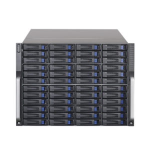 Servidor de Almacenamiento Cluster / 48 Bahías de Disco Duro / Controlador Simple / Graba 600 Canales IP / Fuente Redundante