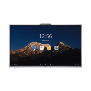 Pantalla Interactiva Touch de 65″ Android 11 / Cámara Web 8 MP / Resolución 4K / Bocinas Integradas / Entradas HDMI y VGA / Incluye 2 Lápices para Escribir