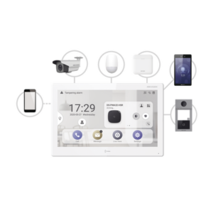 Monitor Touch IP / WiFi / ANDROID 10.1″ / Integración con Videoporteros IP, CCTV, Panel de Alarma AXPRO y Biométricos de Acceso  / Vídeo en Vivo / PoE Estándar / Apertura Remota
