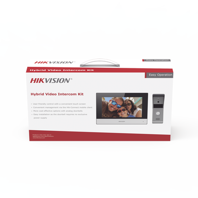 DSKIS303P p Kit de Videoportero Analógico de Metal / IP a 4 Hilos con Función de Llamada a App Hik-Connect / Monitor se Conecta a Internet por Cable o WiFi y por 4 Hilos al Frente de Calle IP65 / Expandible a Mas Equipos Kit de Videoportero Analógico de Metal / IP a 4 Hilos con Función de Llamada a App Hik-Connect / Monitor se Conecta a Internet por Cable o WiFi y por 4 Hilos al Frente de Calle IP65 / Expandible a Mas Equipos