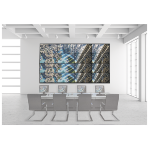 Kit Videowall 4X4 / Incluye 16 Pantallas de 55″ / Decoder / Bases de Pared / Accesorios de Instalación
