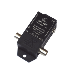 Protector contra Descargas Para Ethernet / Extensor PoE / Alimentación sobre Coaxial / Impedancia de 75 Ohms