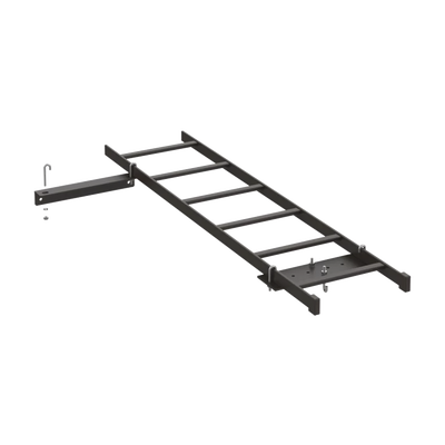 E45RUBKIT p Kit de Conexión de Rack a Pared, Con Escalerilla de 1.3 m de Largo y 12 in de Ancho, de Acero, Color Negro Kit de Conexión de Rack a Pared, Con Escalerilla de 1.3 m de Largo y 12 in de Ancho, de Acero, Color Negro