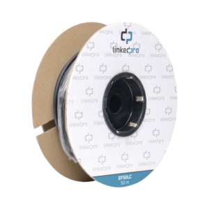 Carrete de Fibra Óptica Monomodo con Conectores LC-LC Duplex, Reforzada con Kevlar, de 50 metros