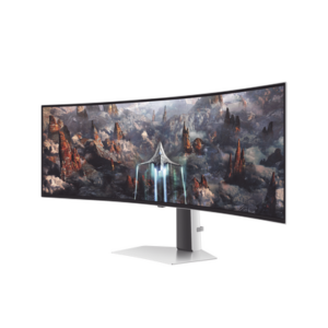 Monitor Gamer 49″ Odyssey OLED Dual QHD 5120x 1440 / Relacion 32:9 / HDMI/DP/USB Hub / Actualizacion 240Hz / tiempo de respuesta 0.03ms /AMD FreeSync Premium Pro