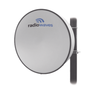 Antena direccional, Dimensiones (3 ft), 4.9 – 6 GHz, 2 conectores N-hembra, Ganancia de 32dBi, Radomo y montaje incluido.
