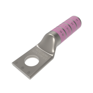 Zapata Terminal de Barril Largo para Tornillo de 5/16″ y Calibre 1/0 AWG.