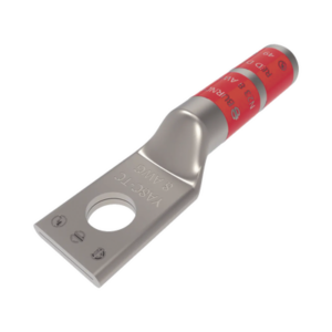 Zapata Terminal de Compresión BURNDY para Tornillo de 1/4″ y Calibre 8 AWG.