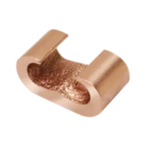 Conector Mecánico tipo YGHC-C, compresión en forma C para calibre mínimo 1 tre- 2/0 tre y conductor máximo 6 sol – 2 tre.