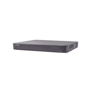 DVR 16 Canales TURBOHD + 16 Canales IP / 8 Megapixel (4K) / Audio de Dos Vías por Coaxitron / ACUSENSE / Reconocimiento Facial / 2 Bahías de Disco Duro / Salida de Video en 4K / H.265+
