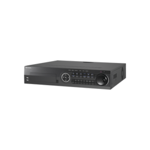 DVR 16 Canales TurboHD + 8 Canales IP / 3K / 5 Megapixel / 8 Bahías de Disco Duro / 16 Entradas de Audio Fisicas (Microfono por Separado) / Audio por coaxitron / Acusense / 16 Entradas de Alarma / POS / H.265+