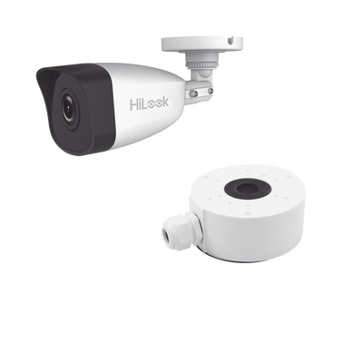 IPCB140HC XSP p KIT DE CÁMARA + MONTAJE / Bala IP 4 Megapixel / 30 mts IR / Exterior IP67 / PoE / WDR 120 dB / Lente 2.8 mm / H.265+ KIT DE CÁMARA + MONTAJE / Bala IP 4 Megapixel / 30 mts IR / Exterior IP67 / PoE / WDR 120 dB / Lente 2.8 mm / H.265+